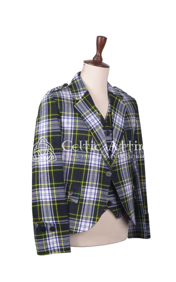 Gordon Dress Tartan Argyll Jacket and Waistcoat - Image 3