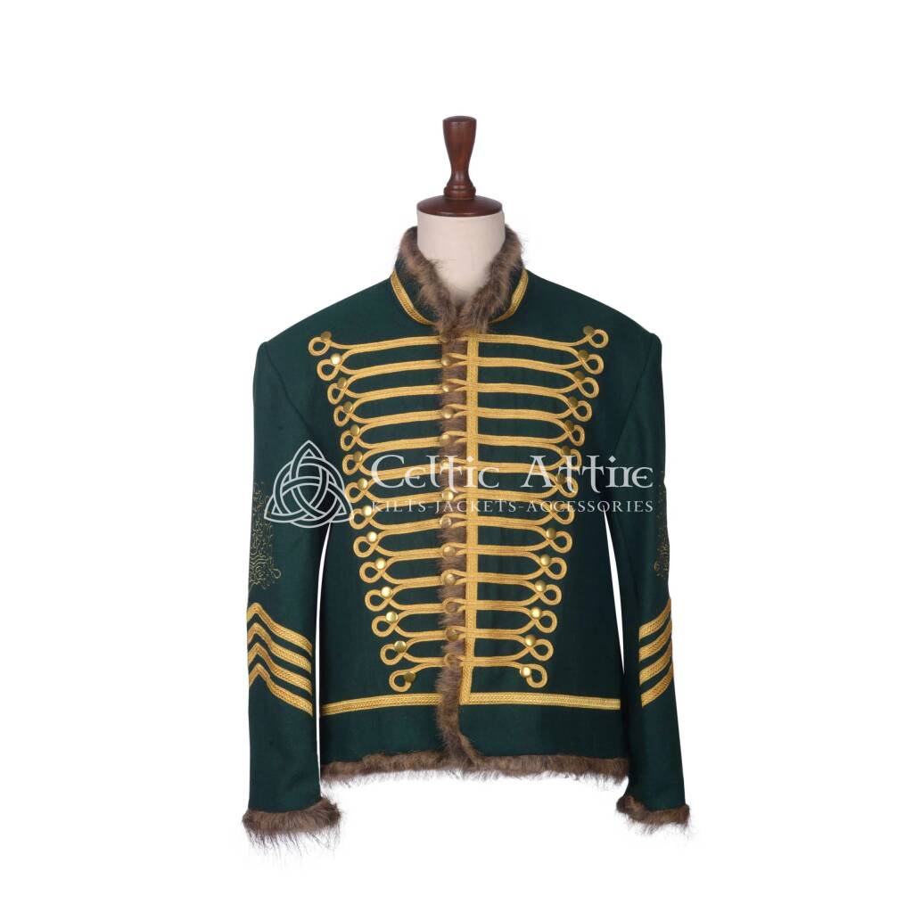 Green Wool Military Jacket