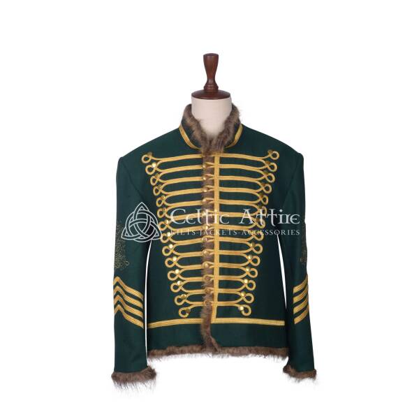 Green Wool Military Jacket