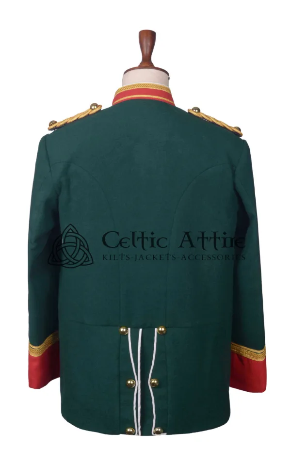 Green Wool Military War Jacket - Image 4