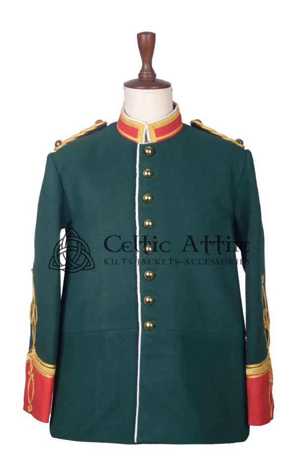 Green Wool Military War Jacket