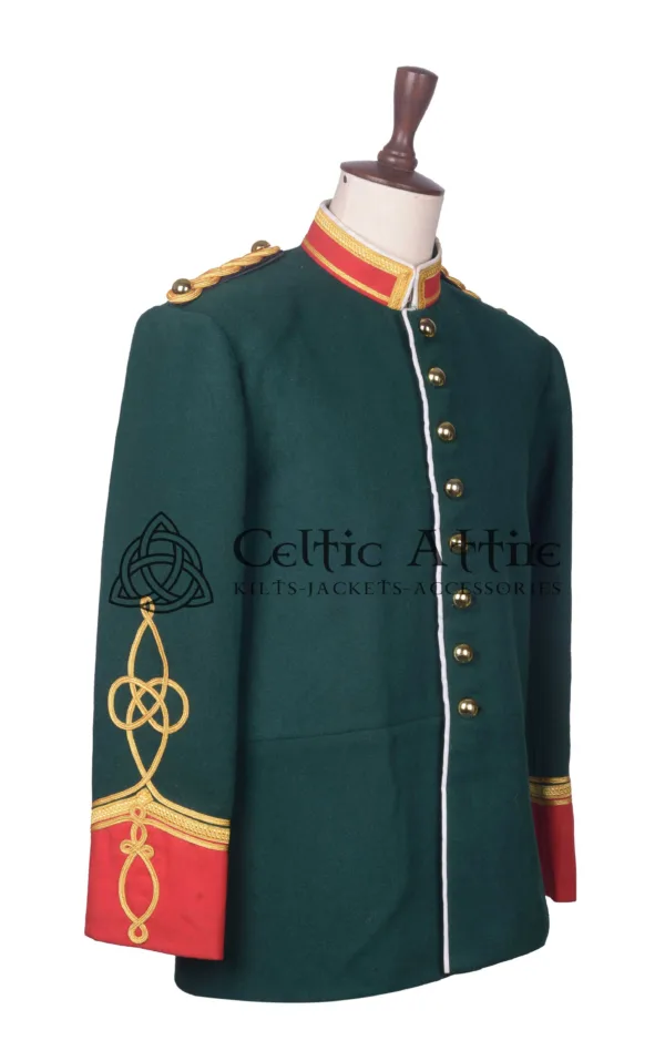 Green Wool Military War Jacket - Image 3