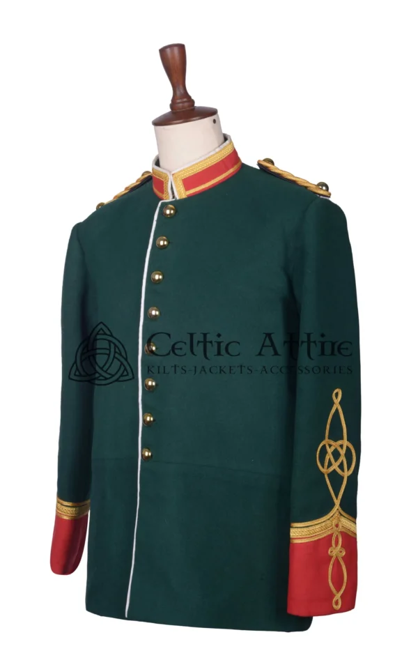 Green Wool Military War Jacket - Image 2