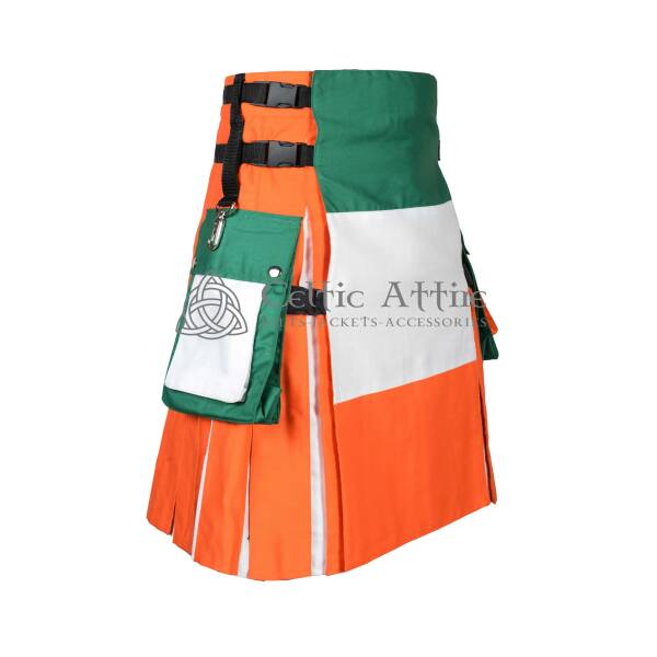 Ireland Flag Utility Kilt - Image 2