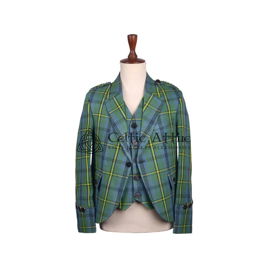 Johnston Ancient Tartan Argyll Jacket and Waistcoat