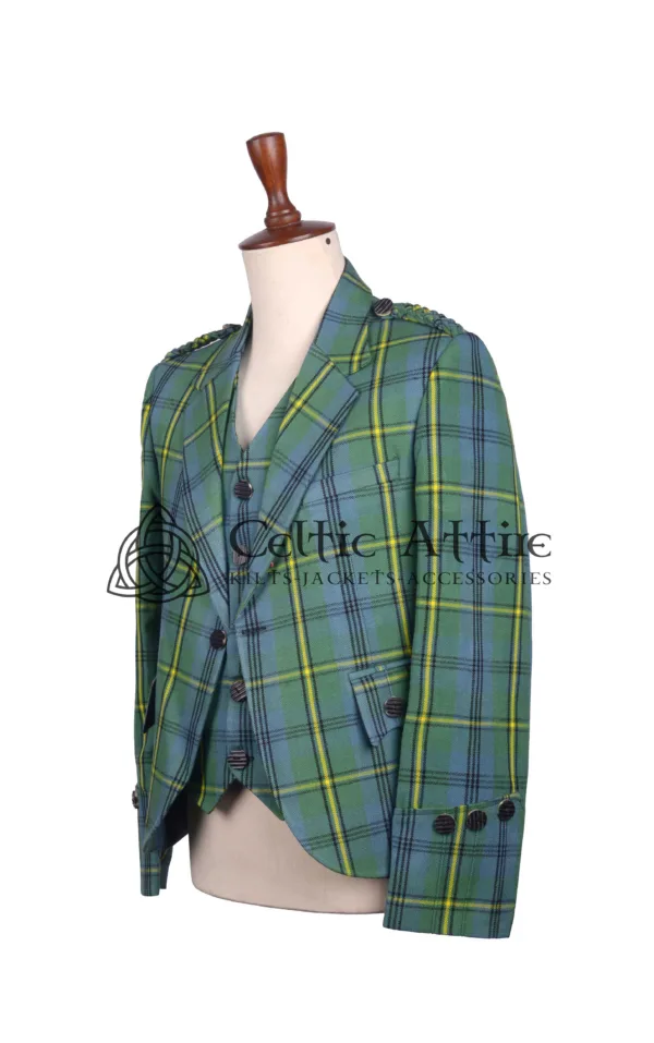 Johnston Ancient Tartan Argyll Jacket and Waistcoat - Image 2