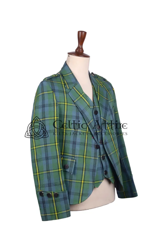 Johnston Ancient Tartan Argyll Jacket and Waistcoat - Image 3