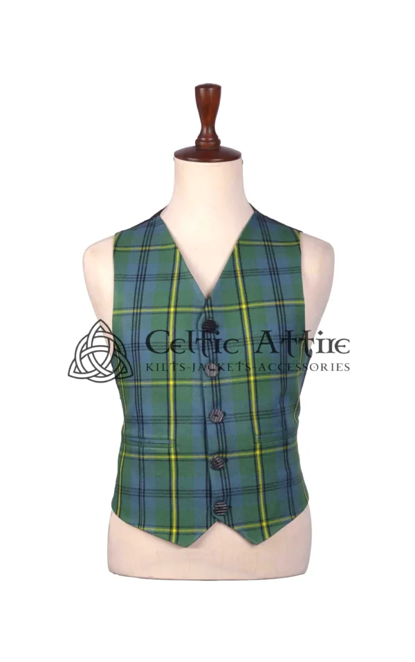 Johnston Ancient Tartan Argyll Jacket and Waistcoat - Image 5