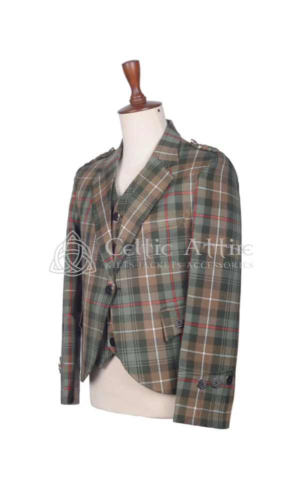 Mackenzie Weathered Tartan Argyll Jacket and Waistcoat - Image 2