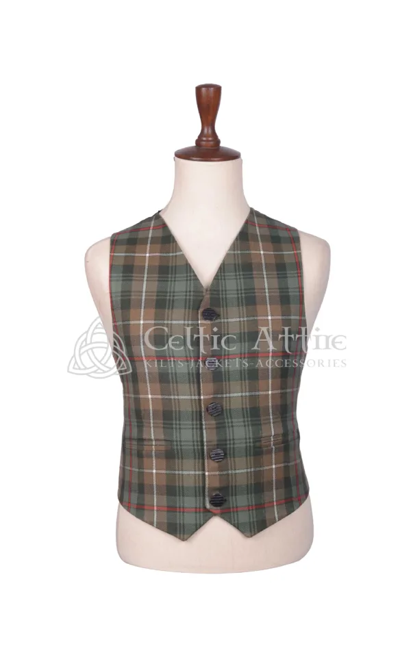 Mackenzie Weathered Tartan Argyll Jacket and Waistcoat - Image 4