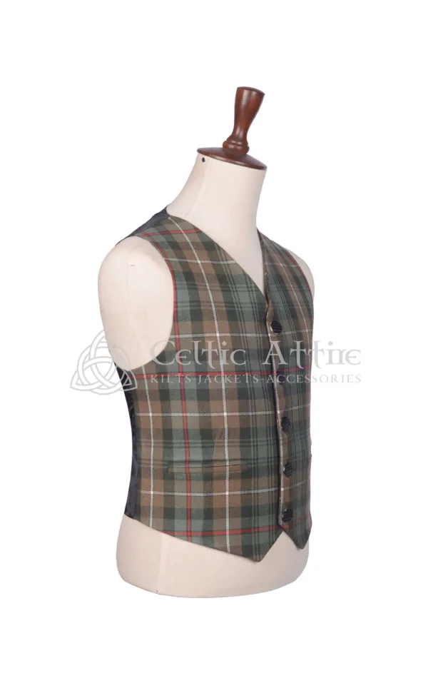 Mackenzie Weathered Tartan Argyll Jacket and Waistcoat - Image 5