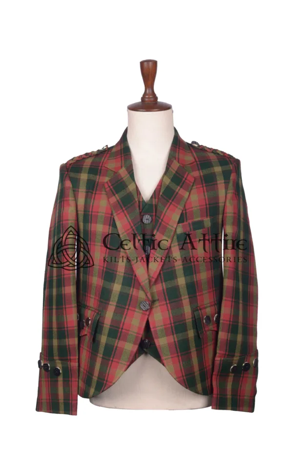 Maple Leaf Tartan Argyll Jacket and Waistcoat