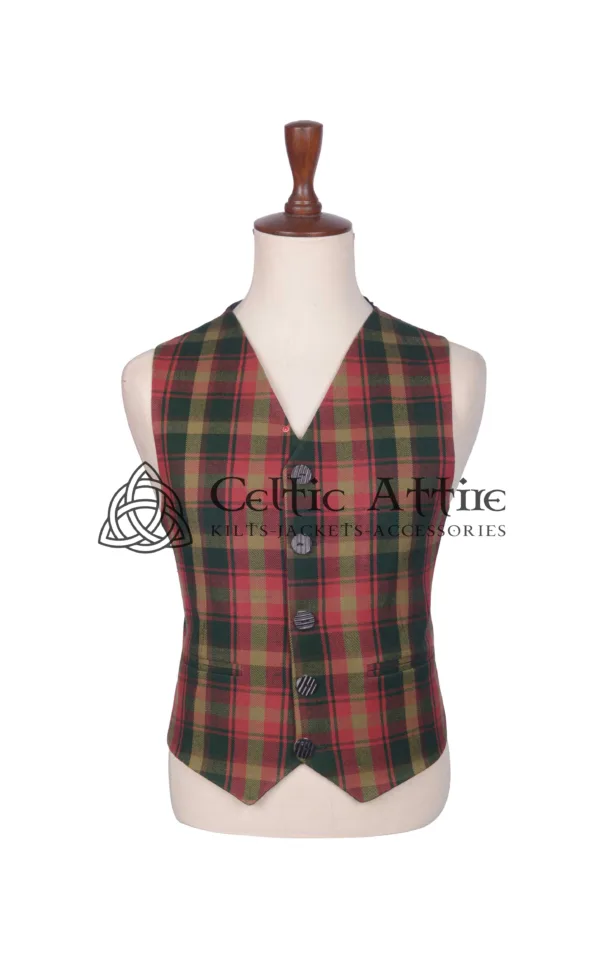 Maple Leaf Tartan Argyll Jacket and Waistcoat - Image 5