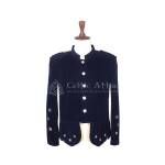 Navy Blue Velvet Kenmore Jacket