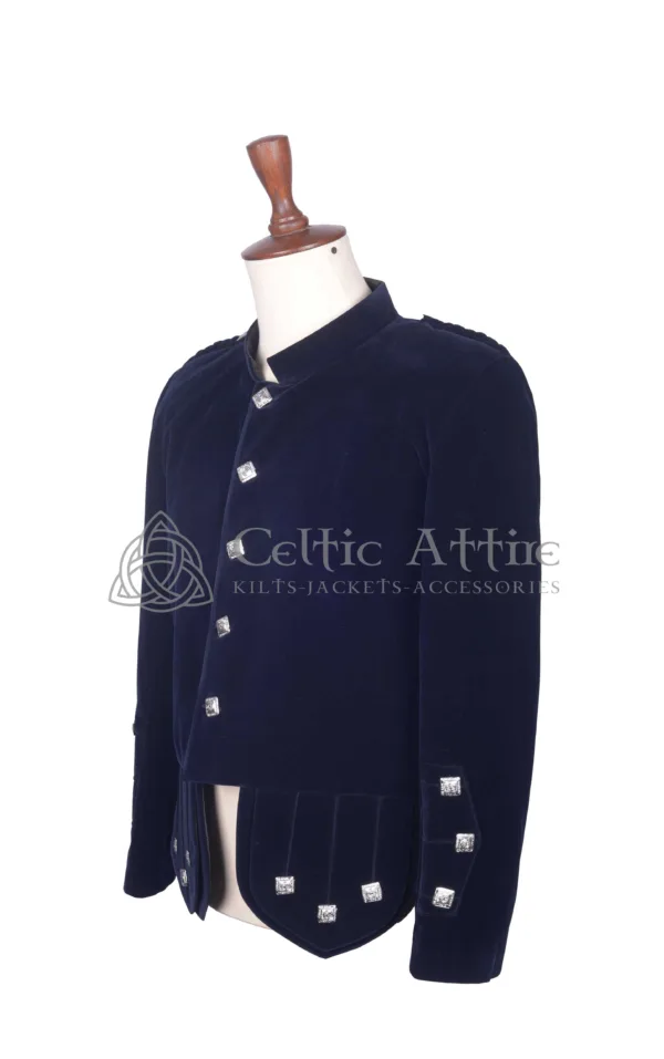 Navy Blue Velvet Kenmore Jacket - Image 2