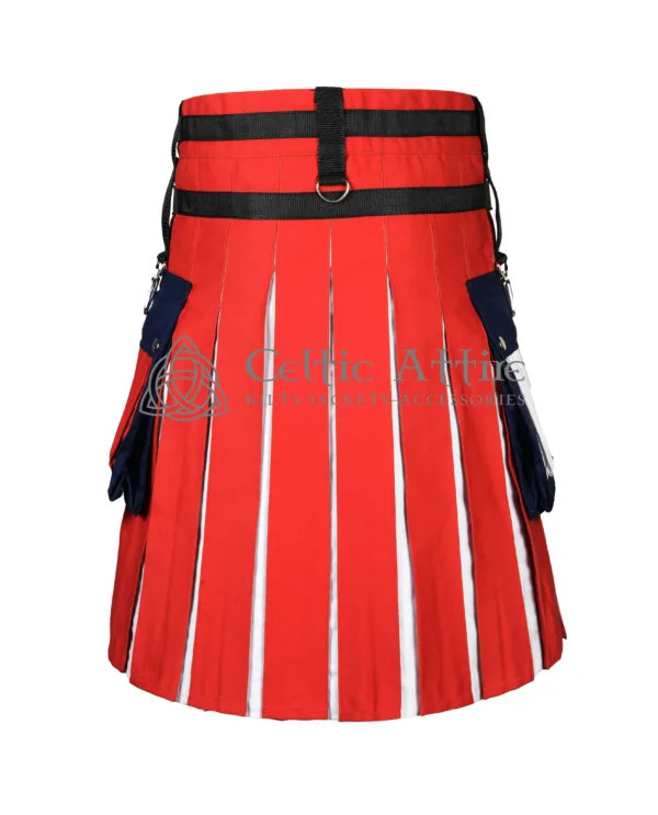 Norwegian Flag Utility Kilt - Image 3