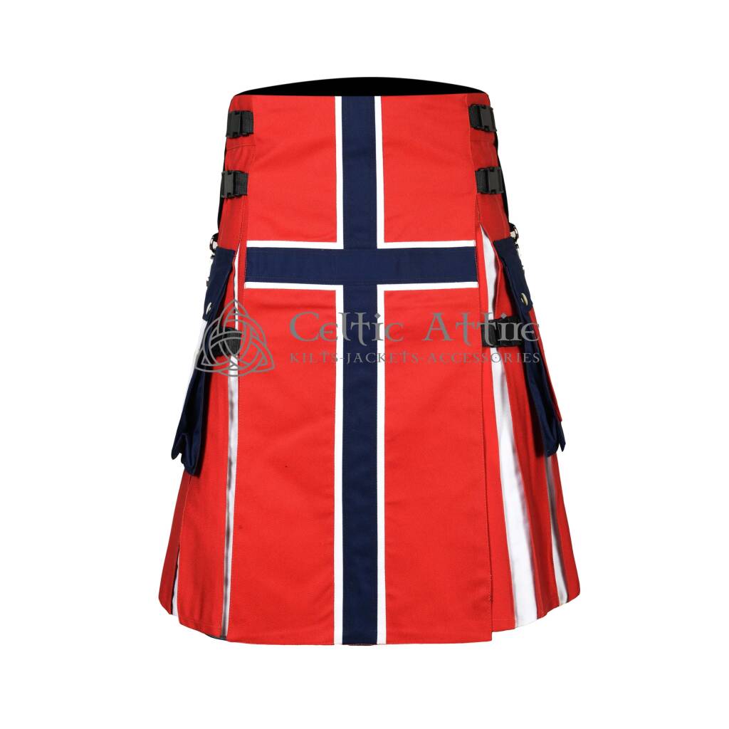 Norwegian Flag Utility Kilt