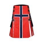 Norwegian Flag Utility Kilt