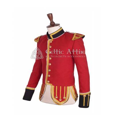 Red-Wool-British-Military-Doublet-Jacket