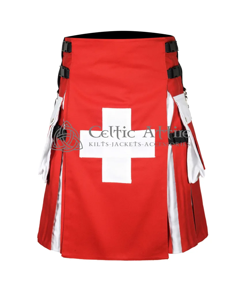 Swiss Flag Utility Kilt