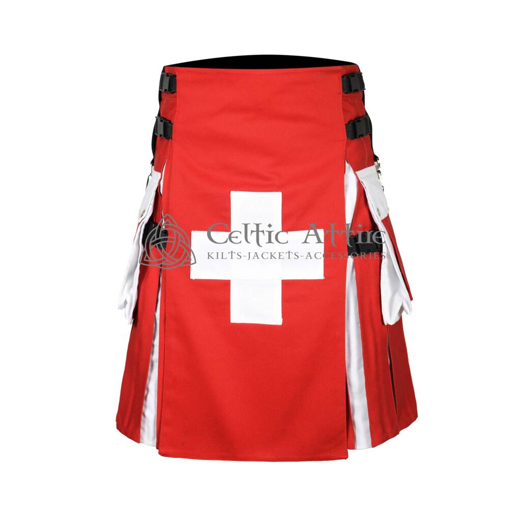 Swiss Flag Utility Kilt