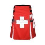 Swiss Flag Utility Kilt