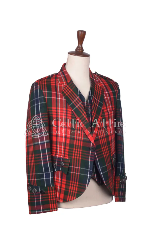 Wilson Tartan Argyll Jacket and Waistcoat - Image 2