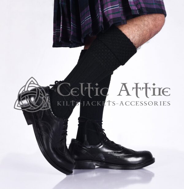 Black Kilt Socks - Image 3