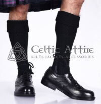 Black Kilt Socks