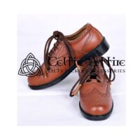 Brown Leather Ghillie Brogues