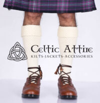 Cream Kilt Socks