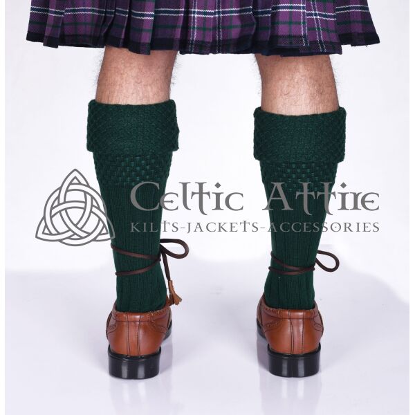 Green Scottish Kilt Socks - Image 5