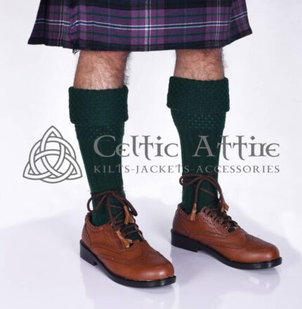 Green Kilt Socks