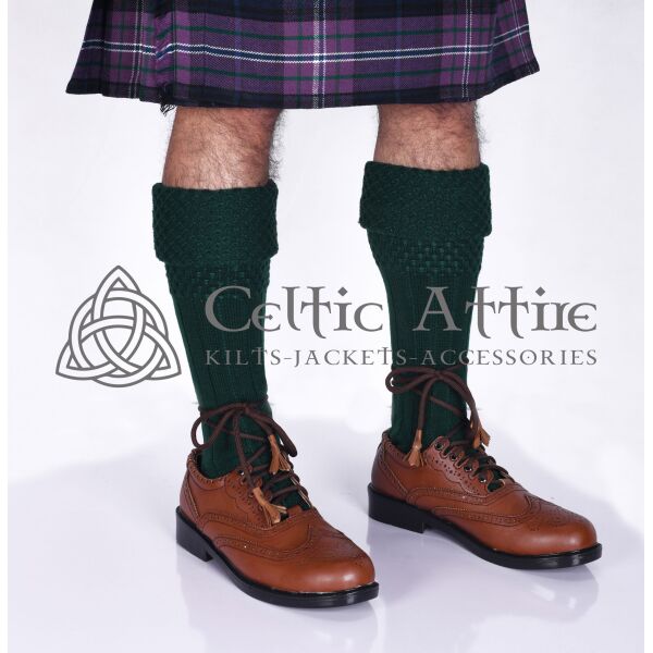 Green Kilt Socks