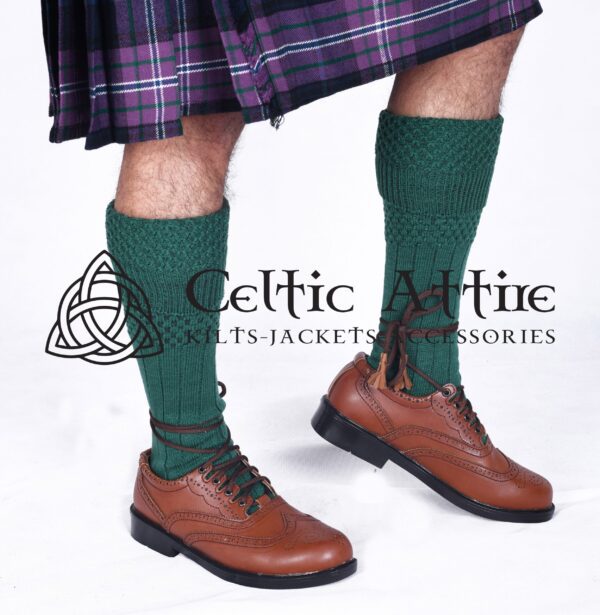 Lovat Green Kilt Socks - Image 4