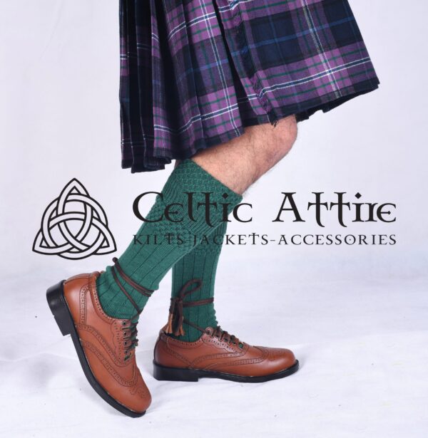 Lovat Green Kilt Socks - Image 3