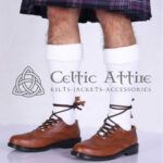 White Kilt Socks
