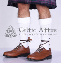 White Kilt Socks