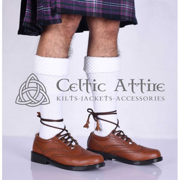 White Kilt Socks - Image 2