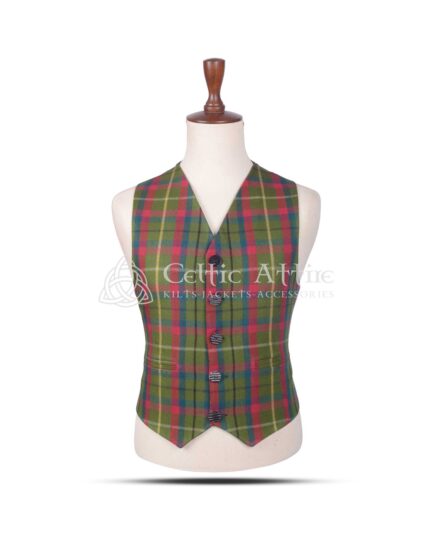 County Mayo Tartan Argyll Waistcoat