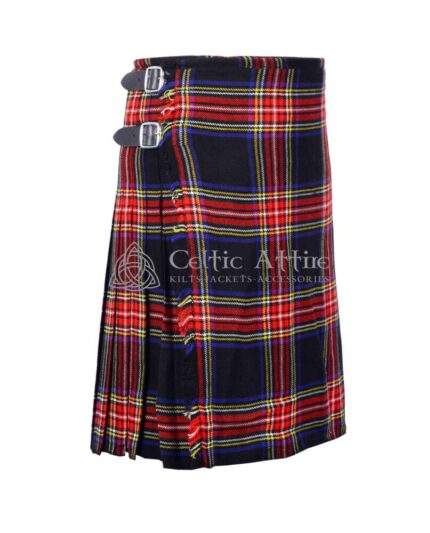 Black Stewart Tartan Kilt