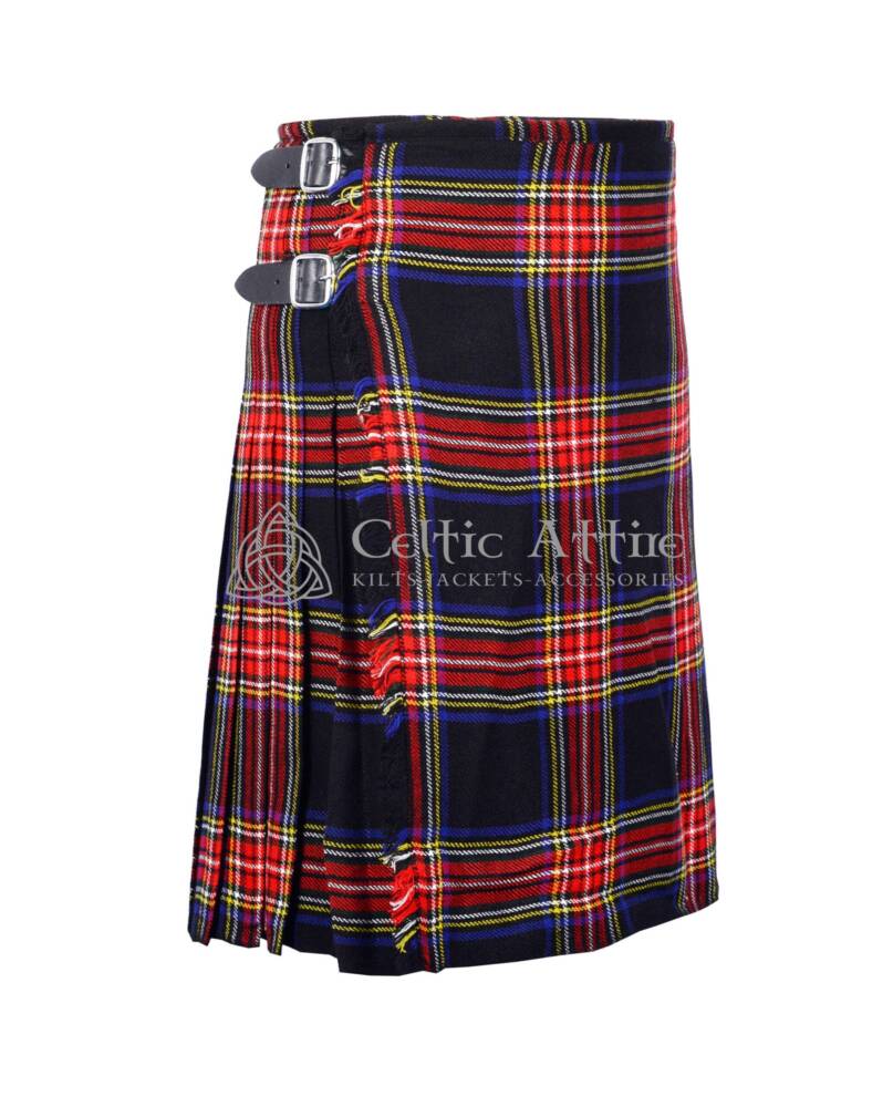 Black Stewart Tartan Kilt Black Stewart Tartan Kilt