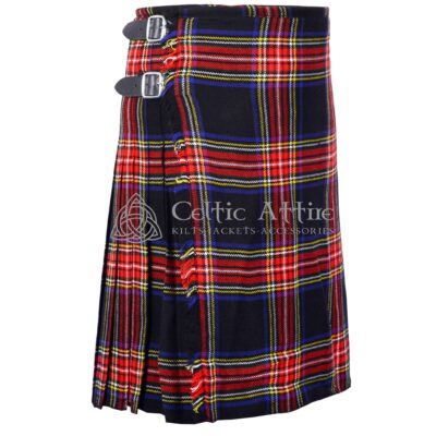 Black Stewart Tartan Kilt