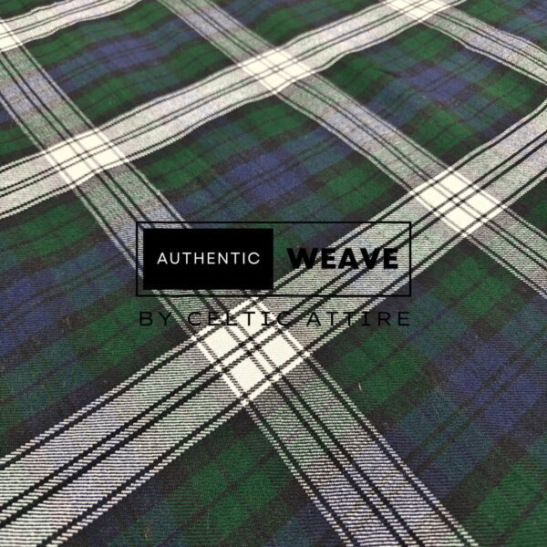 Black Watch Dress Fabric 16 Oz Acrylic Scottish Tartan - Image 4