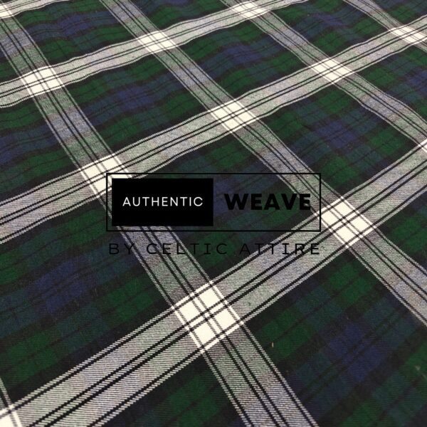 Black Watch Dress Fabric 16 Oz Acrylic Scottish Tartan - Image 5