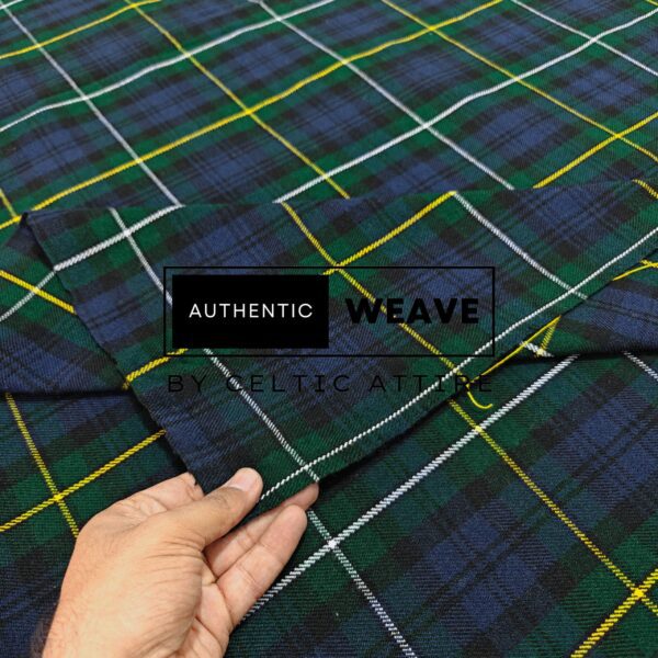 Campbell of Argyll Fabric 16 Oz Acrylic Scottish Tartan - Image 2