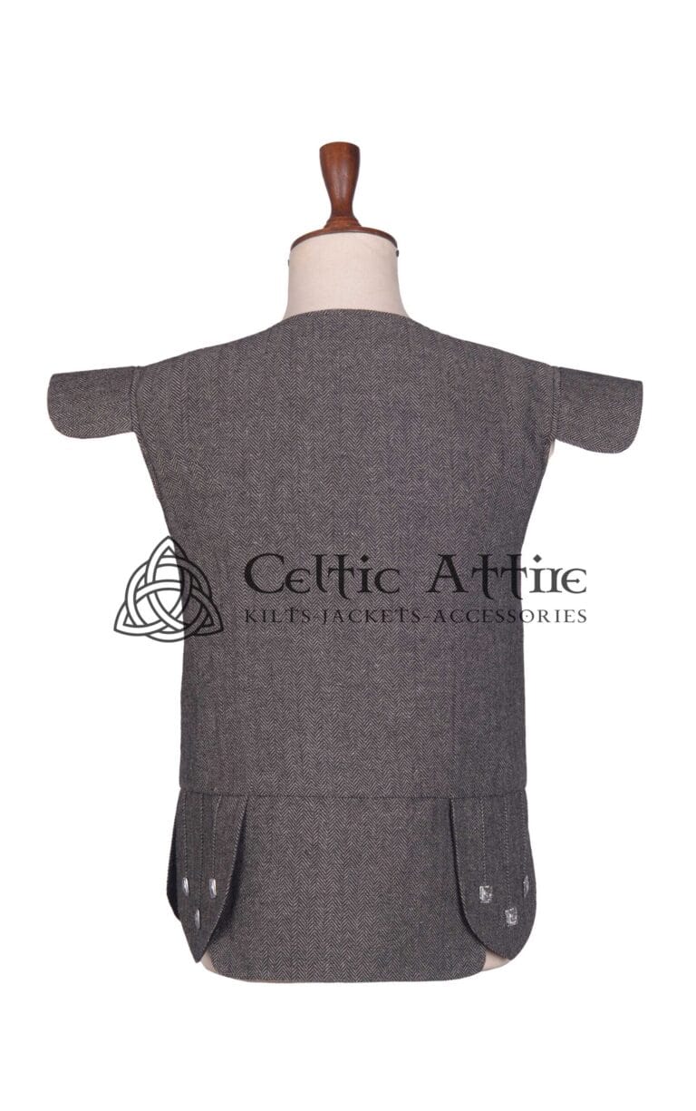 Gray Tweed Chieftain Waistcoat