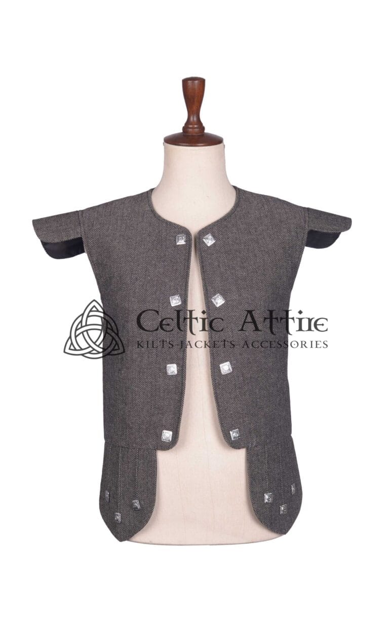 Gray Tweed Chieftain Waistcoat