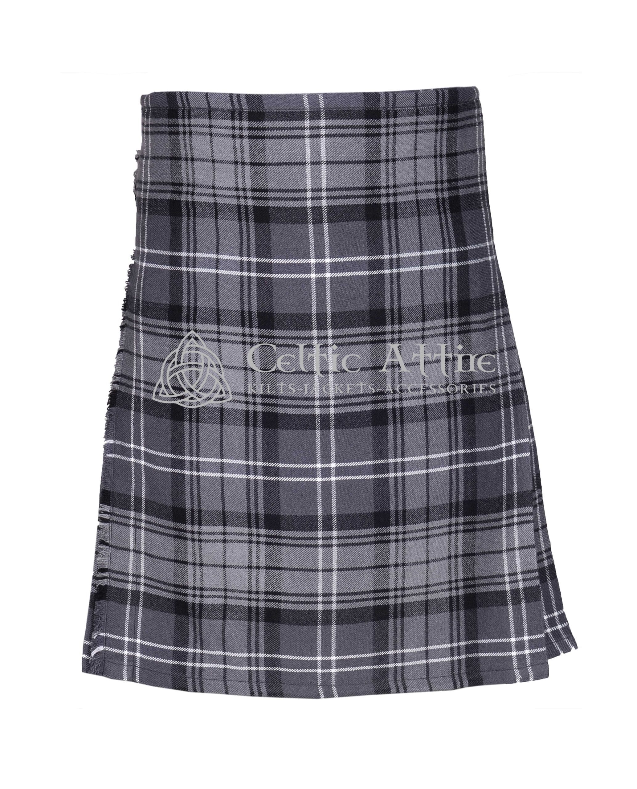 Hamilton Gray Tartan Kilt