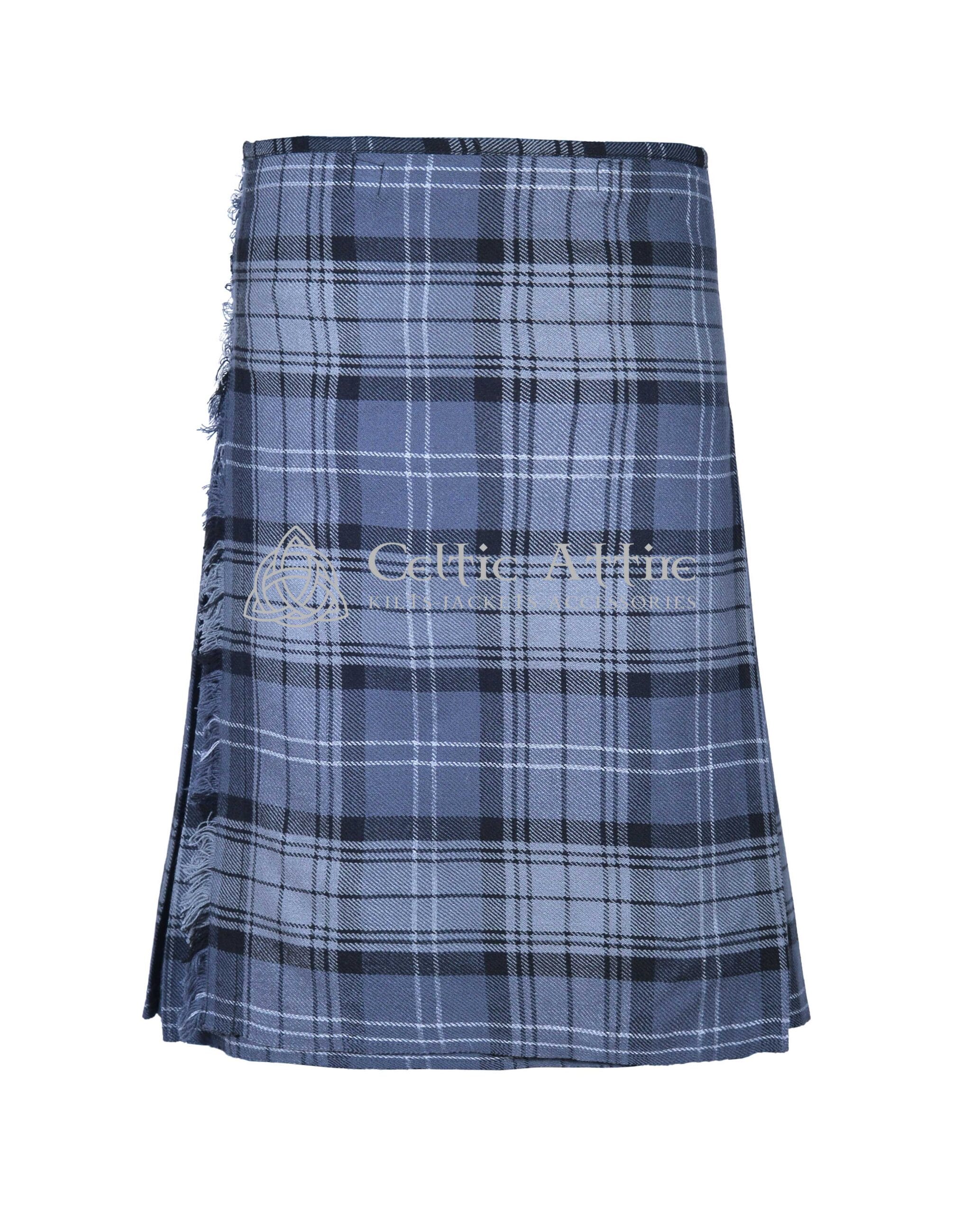 Hamilton Grey Tartan Kilt 